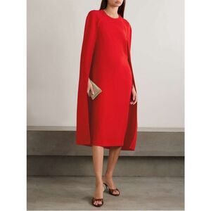 Stella McCartney lipstick cape dress